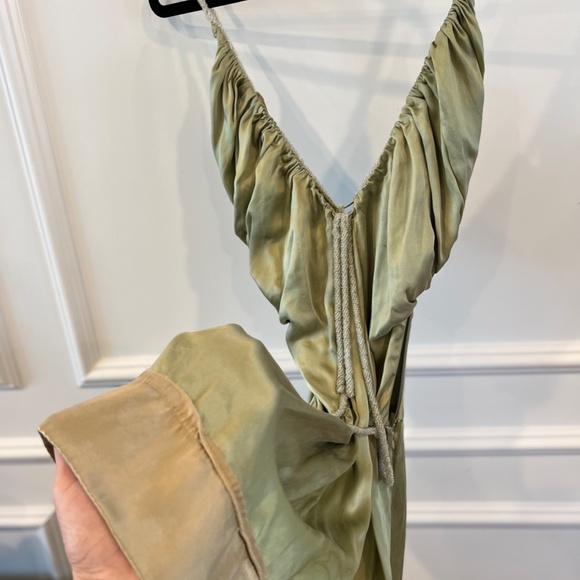 Chloe SS 2005 Runway look 38 Green Silk Dress - Picture 10 of 11